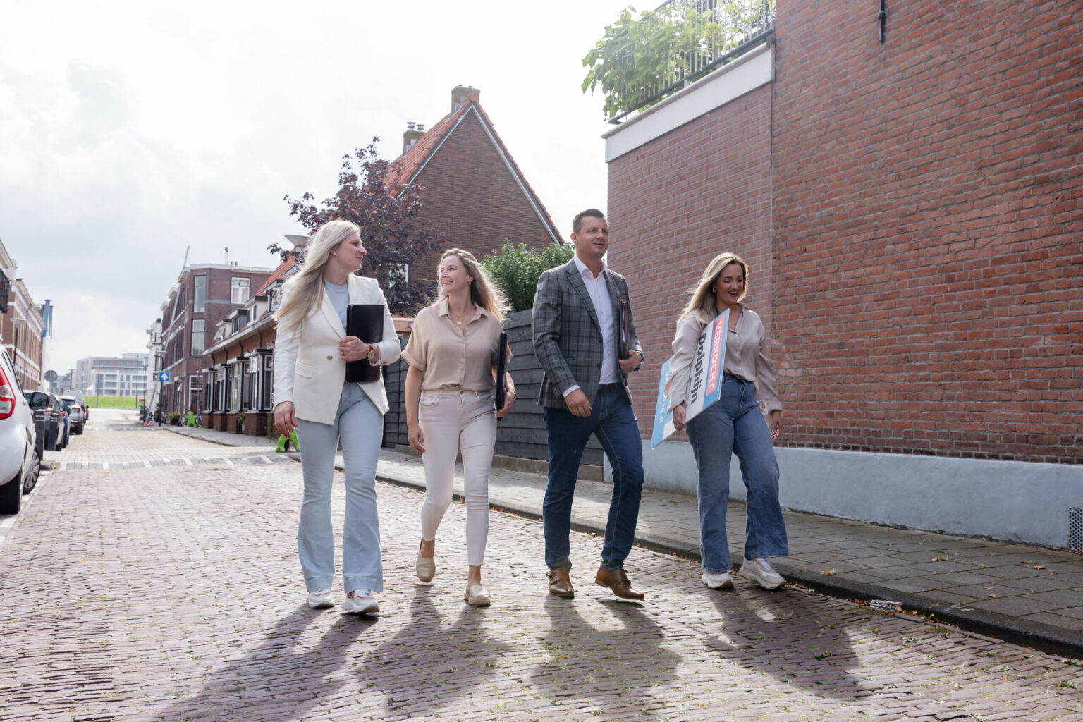 Het team van Dolphijn NVM Makelaardij, gebruiker van Djoy